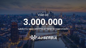 Više od tri miliona putnika